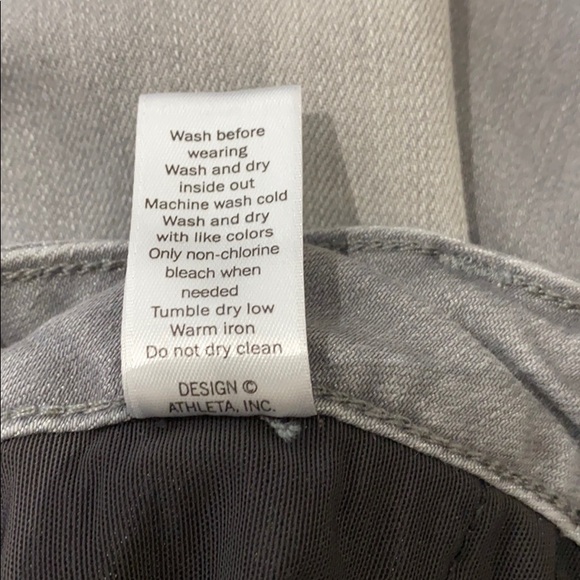 Athleta sculptek skinny jean grey wash - Picture 7 of 7